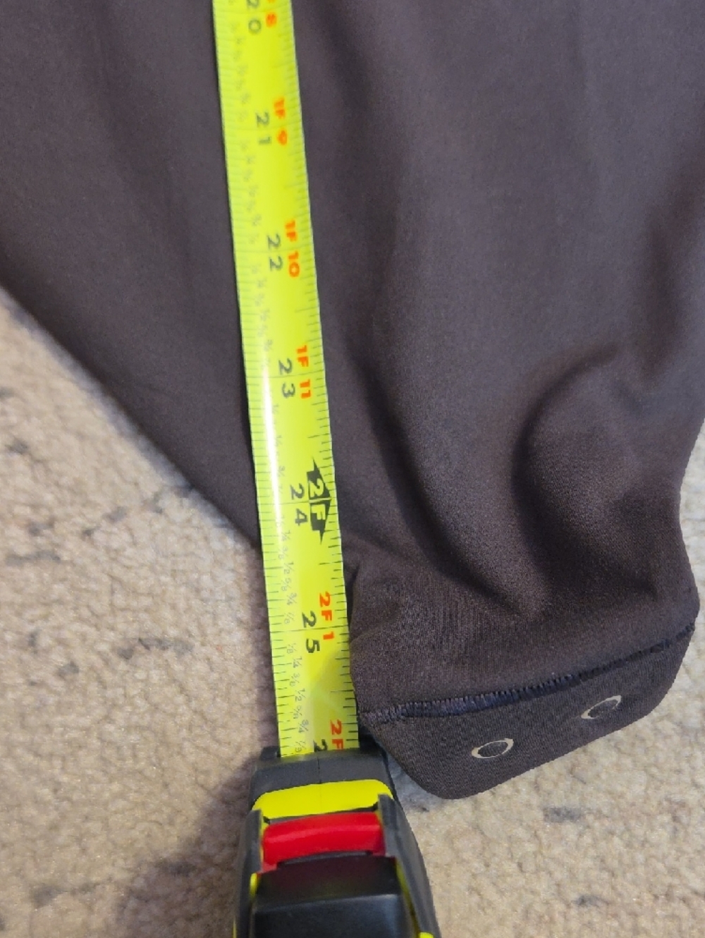 Athleta BodyMove Short Sleeve Crew Bodysuit color "Truffle", M, NWT - Picture 13 of 14